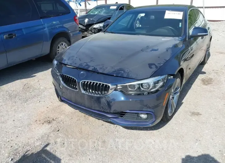 BMW 430I GRAN COUPE 2019 vin WBA4J3C58KBL09534 from auto auction Iaai