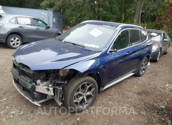 BMW X1 2019 vin WBXHT3C54K5L36732 from auto auction Iaai