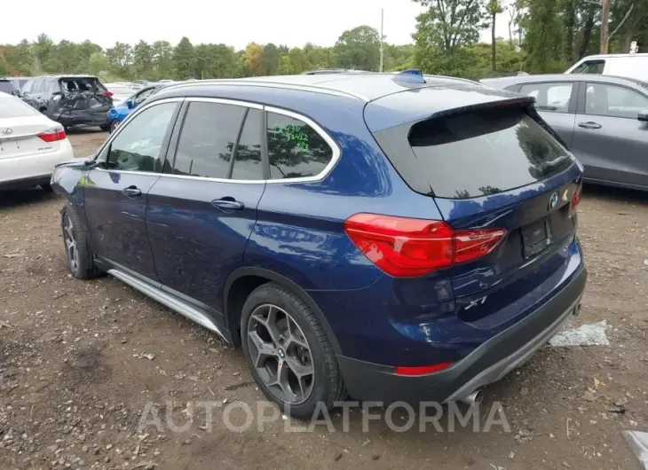 BMW X1 2019 vin WBXHT3C54K5L36732 from auto auction Iaai