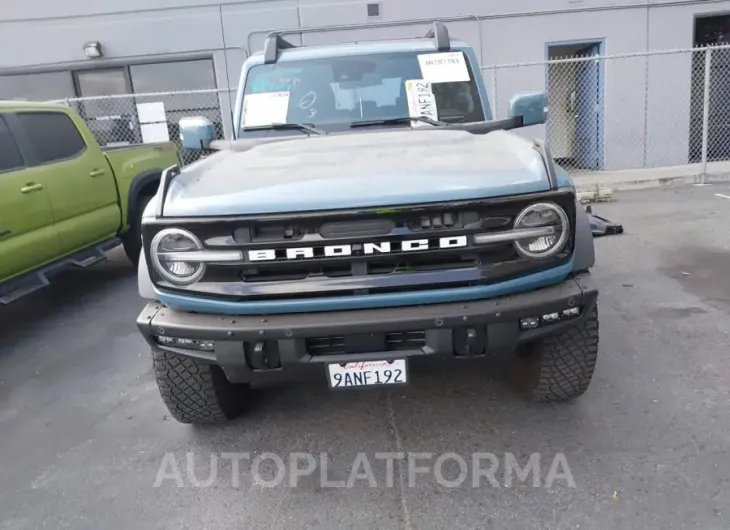 FORD BRONCO 2022 vin 1FMEE5DP5NLA75466 from auto auction Iaai