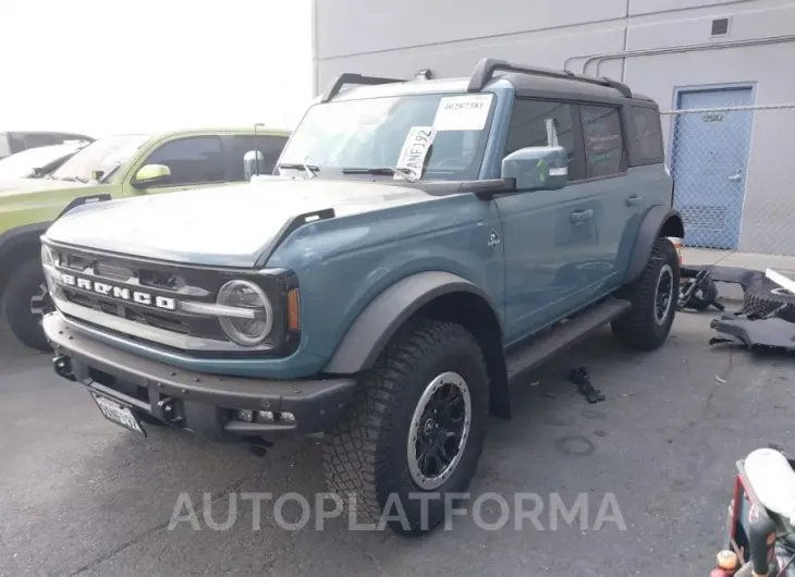 FORD BRONCO 2022 vin 1FMEE5DP5NLA75466 from auto auction Iaai