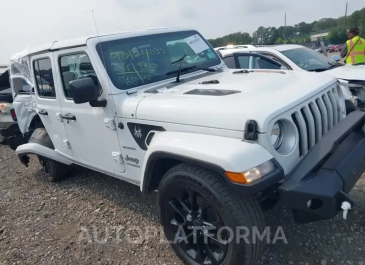 JEEP WRANGLER UNLIMITED 2022 vin 1C4HJXEG9NW120057 from auto auction Iaai