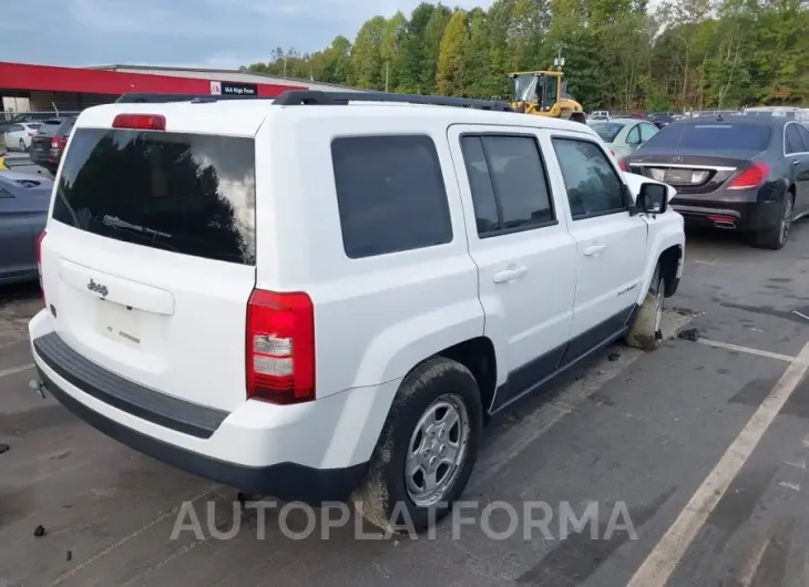 JEEP PATRIOT 2016 vin 1C4NJPBB4GD603188 from auto auction Iaai