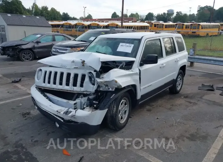 JEEP PATRIOT 2016 vin 1C4NJPBB4GD603188 from auto auction Iaai