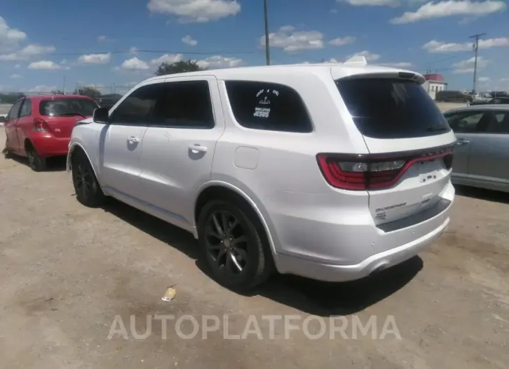 DODGE DURANGO 2017 vin 1C4RDHDG3HC643115 from auto auction Iaai