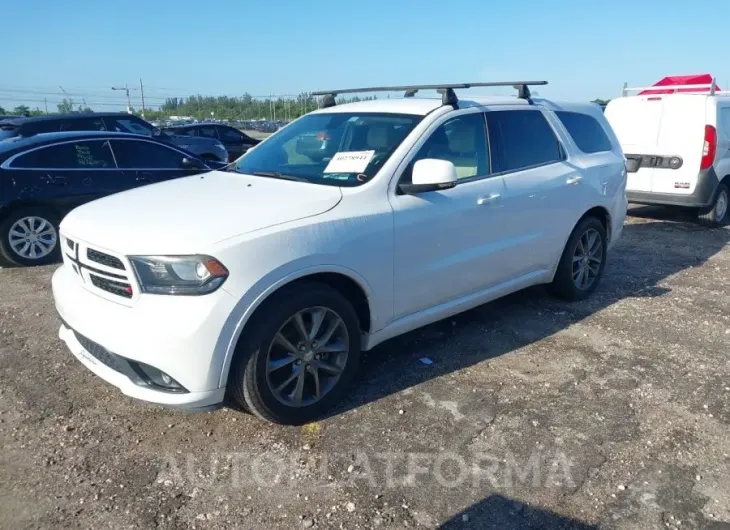 DODGE DURANGO 2017 vin 1C4RDHDG7HC703042 from auto auction Iaai