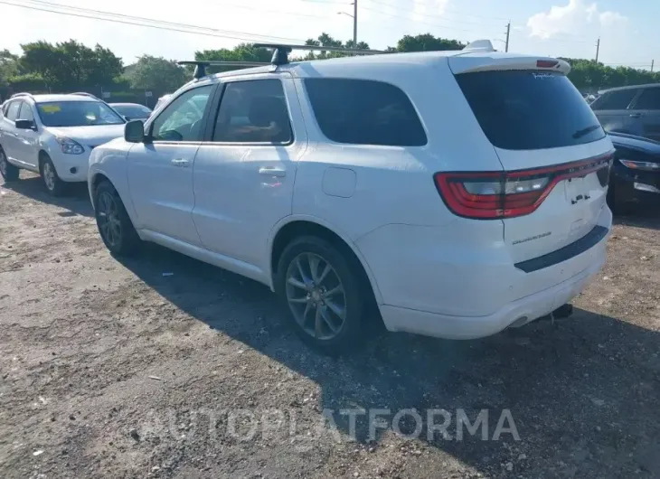 DODGE DURANGO 2017 vin 1C4RDHDG7HC703042 from auto auction Iaai