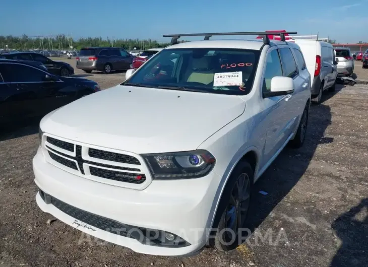 DODGE DURANGO 2017 vin 1C4RDHDG7HC703042 from auto auction Iaai