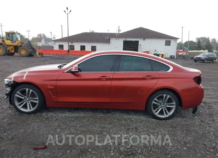 BMW 430I GRAN COUPE 2019 vin WBA4J3C58KBL09520 from auto auction Iaai