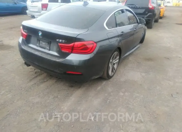 BMW 430I GRAN COUPE 2019 vin WBA4J3C5XKBL10491 from auto auction Iaai