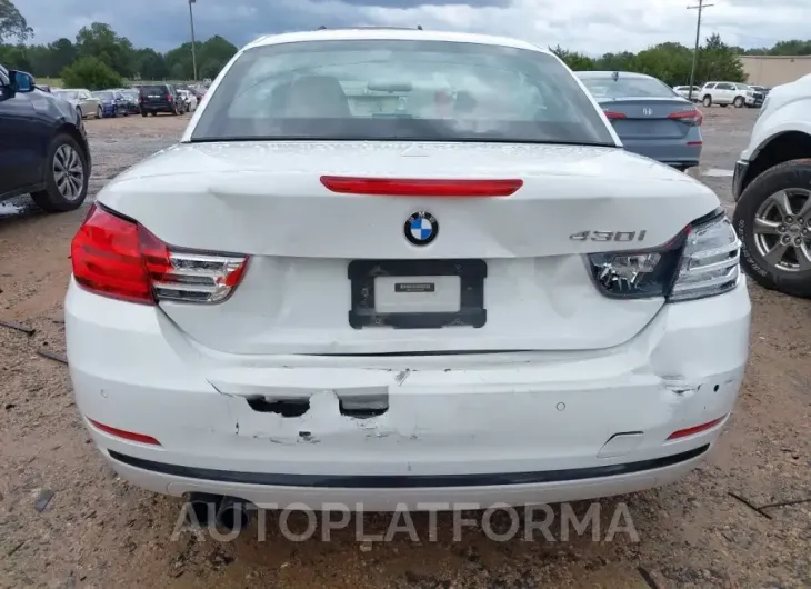 BMW 430I 2017 vin WBA4U7C36H5H20289 from auto auction Iaai