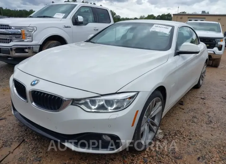 BMW 430I 2017 vin WBA4U7C36H5H20289 from auto auction Iaai