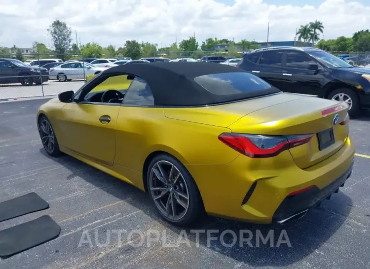 BMW M440I 2021 vin WBA53AT02MCG15099 from auto auction Iaai