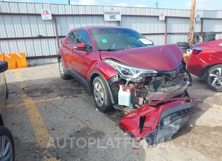 TOYOTA C-HR 2019 vin JTNKHMBX4K1020232 from auto auction Iaai