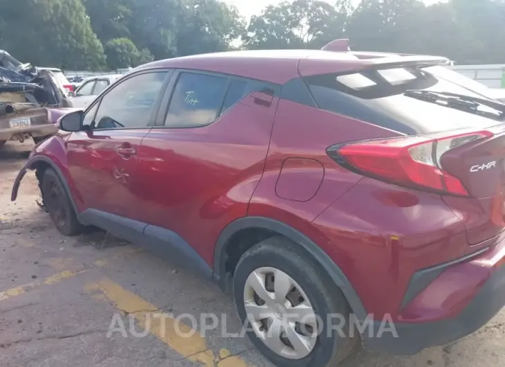 TOYOTA C-HR 2019 vin JTNKHMBX4K1020232 from auto auction Iaai