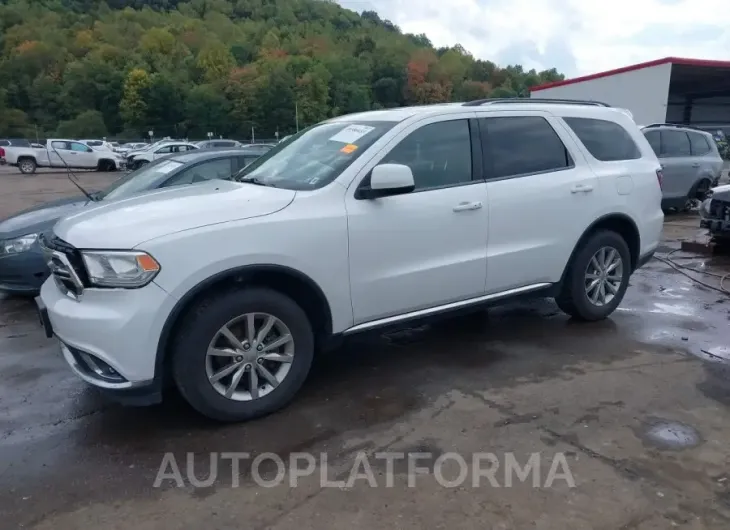 DODGE DURANGO 2016 vin 1C4RDJAG1GC486582 from auto auction Iaai