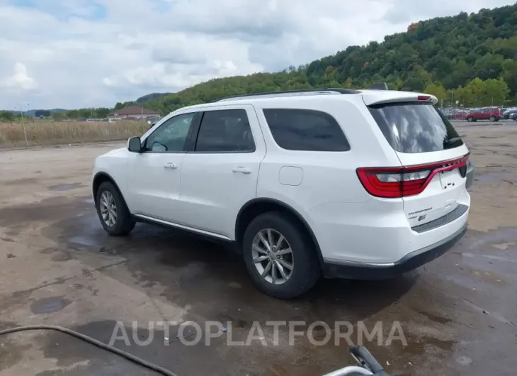 DODGE DURANGO 2016 vin 1C4RDJAG1GC486582 from auto auction Iaai