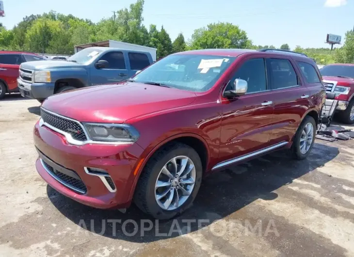 DODGE DURANGO 2023 vin 1C4SDHET3PC596504 from auto auction Iaai