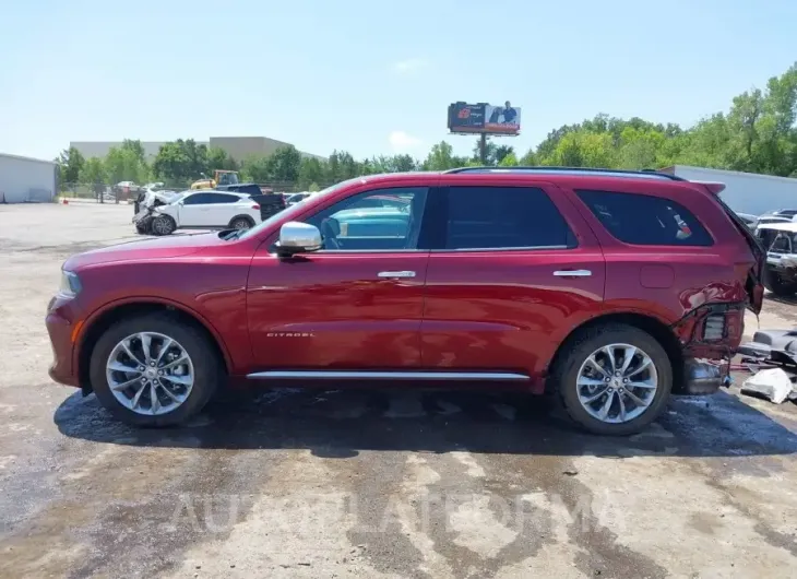 DODGE DURANGO 2023 vin 1C4SDHET3PC596504 from auto auction Iaai