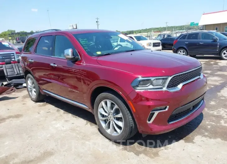 DODGE DURANGO 2023 vin 1C4SDHET3PC596504 from auto auction Iaai