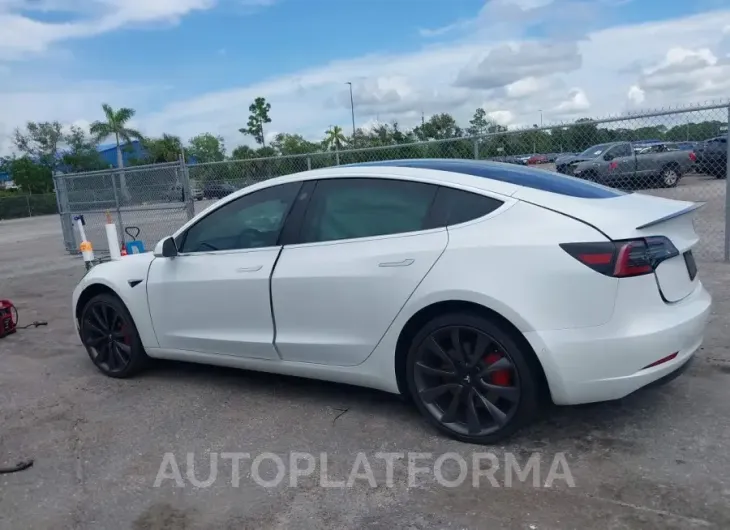 TESLA MODEL 3 2020 vin 5YJ3E1EC4LF719541 from auto auction Iaai