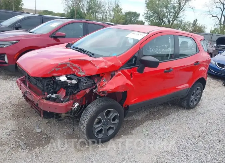 FORD ECOSPORT 2020 vin MAJ6S3FL1LC391448 from auto auction Iaai