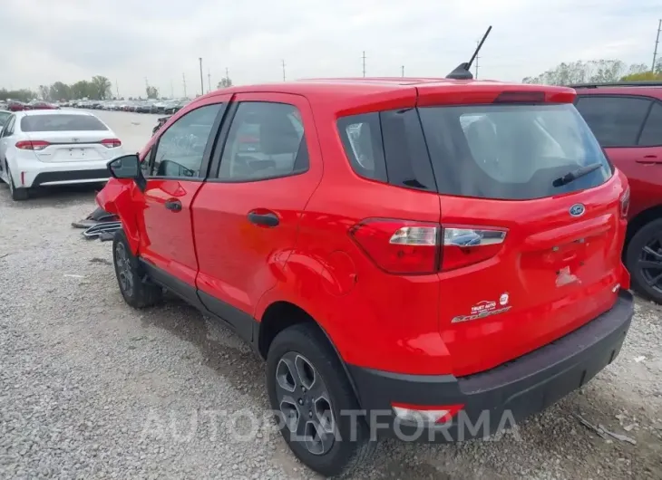 FORD ECOSPORT 2020 vin MAJ6S3FL1LC391448 from auto auction Iaai