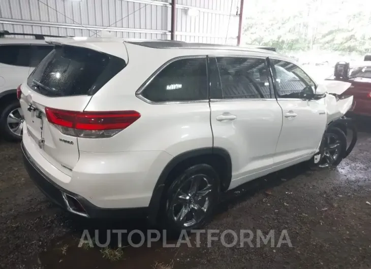 TOYOTA HIGHLANDER HYBRID 2018 vin 5TDDGRFH2JS048340 from auto auction Iaai