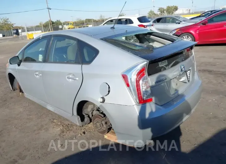 TOYOTA PRIUS 2015 vin JTDKN3DUXF0411696 from auto auction Iaai