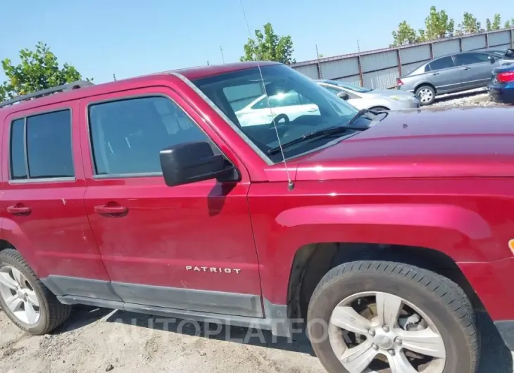 JEEP PATRIOT 2016 vin 1C4NJRFB9GD613852 from auto auction Iaai