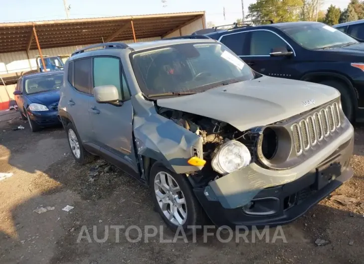 JEEP RENEGADE 2018 vin ZACCJABBXJPJ59437 from auto auction Iaai