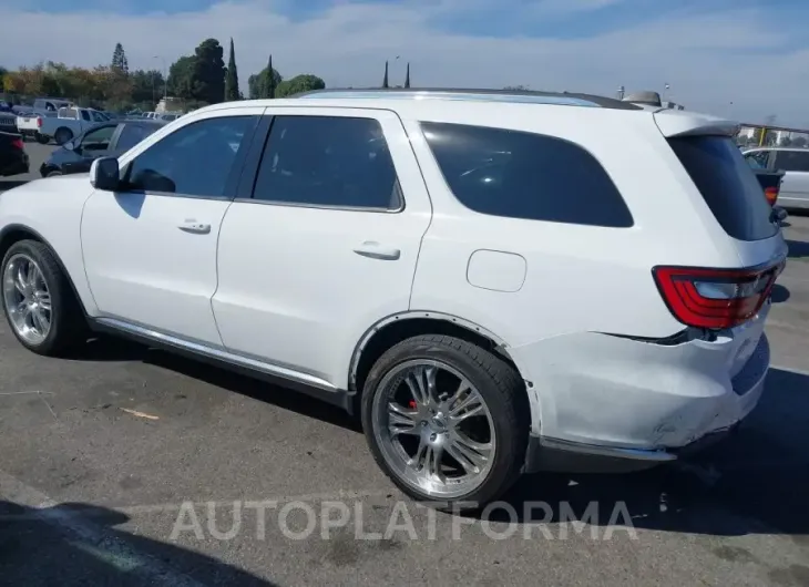 DODGE DURANGO 2015 vin 1C4RDHDG2FC771312 from auto auction Iaai