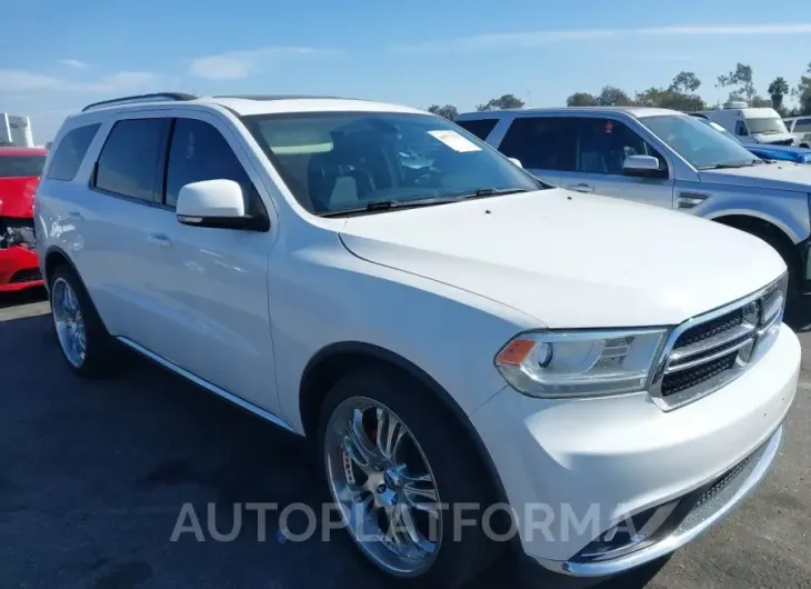 DODGE DURANGO 2015 vin 1C4RDHDG2FC771312 from auto auction Iaai