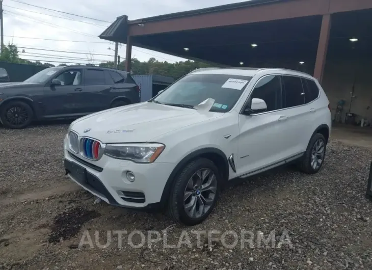 BMW X3 2015 vin 5UXWX9C53F0D47060 from auto auction Iaai