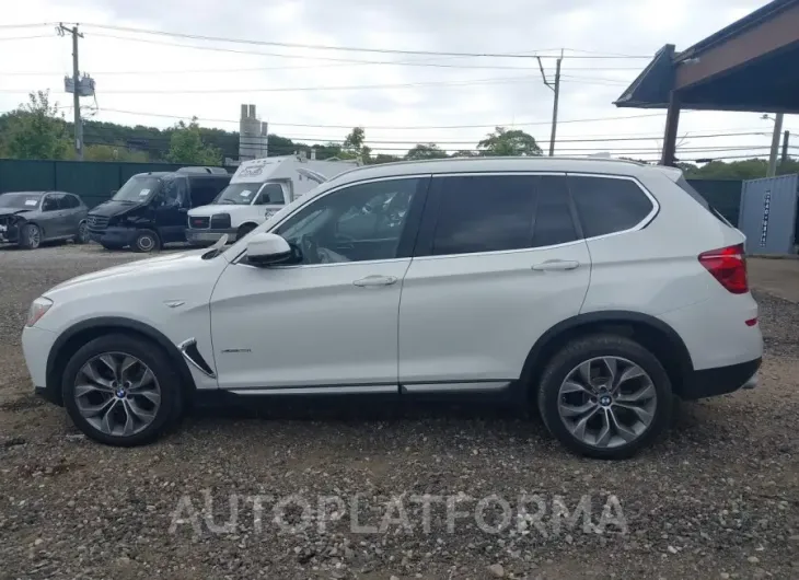 BMW X3 2015 vin 5UXWX9C53F0D47060 from auto auction Iaai