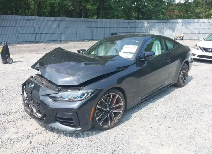 BMW M440I 2021 vin WBA13AR01MCG89491 from auto auction Iaai