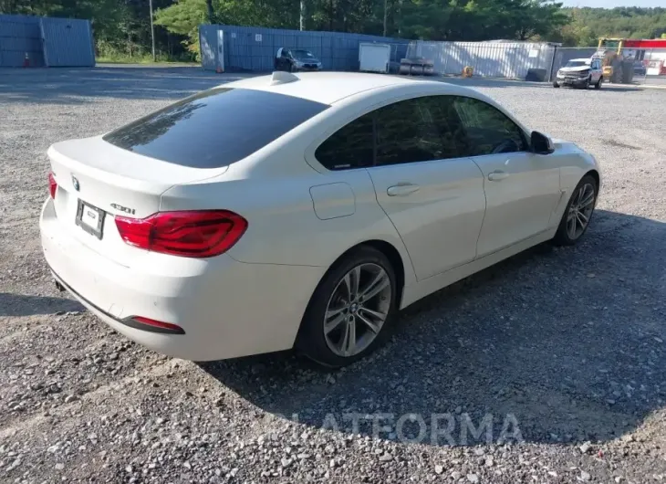 BMW 4 SERIES 2019 vin WBA4J3C56KBL10830 from auto auction Iaai