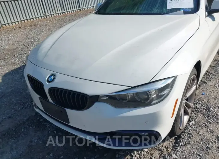 BMW 4 SERIES 2019 vin WBA4J3C56KBL10830 from auto auction Iaai