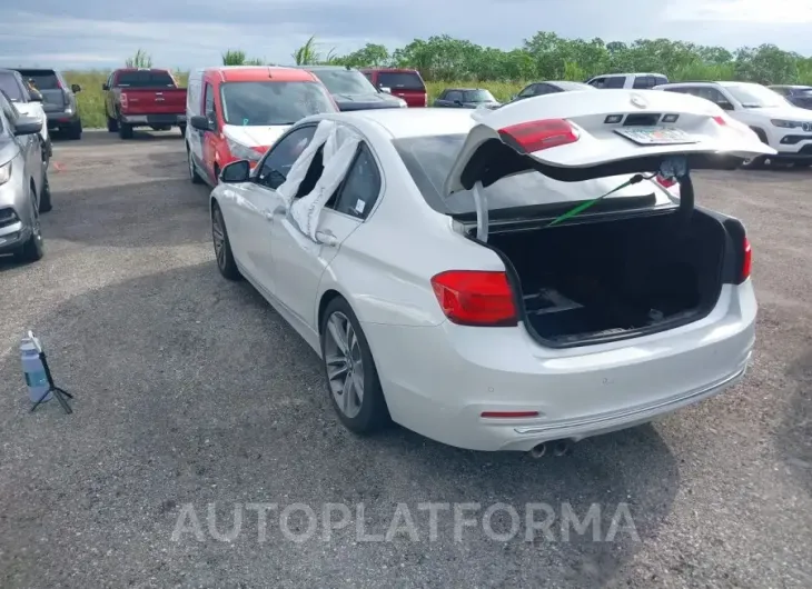 BMW 328I  2016 vin WBA8E9C56GK603952 from auto auction Iaai