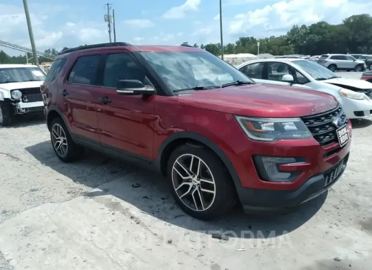 FORD EXPLORER 2016 vin 1FM5K8GT1GGC10862 from auto auction Iaai