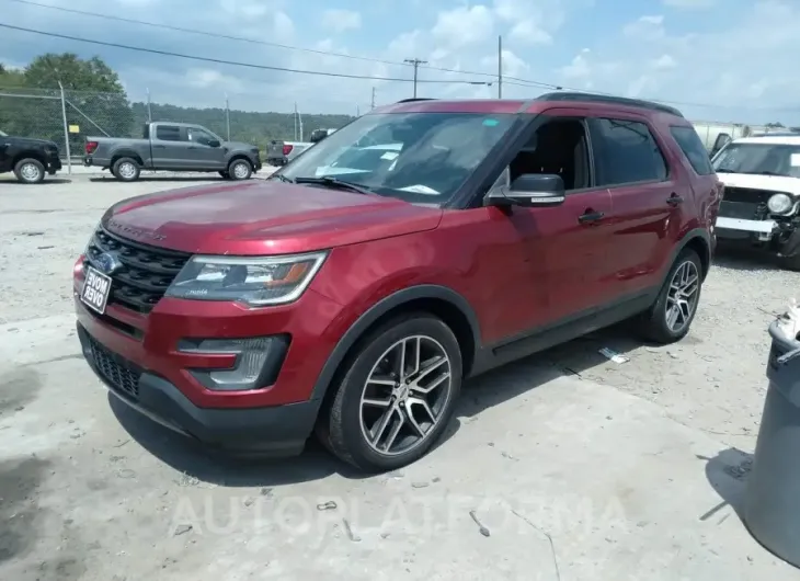 FORD EXPLORER 2016 vin 1FM5K8GT1GGC10862 from auto auction Iaai