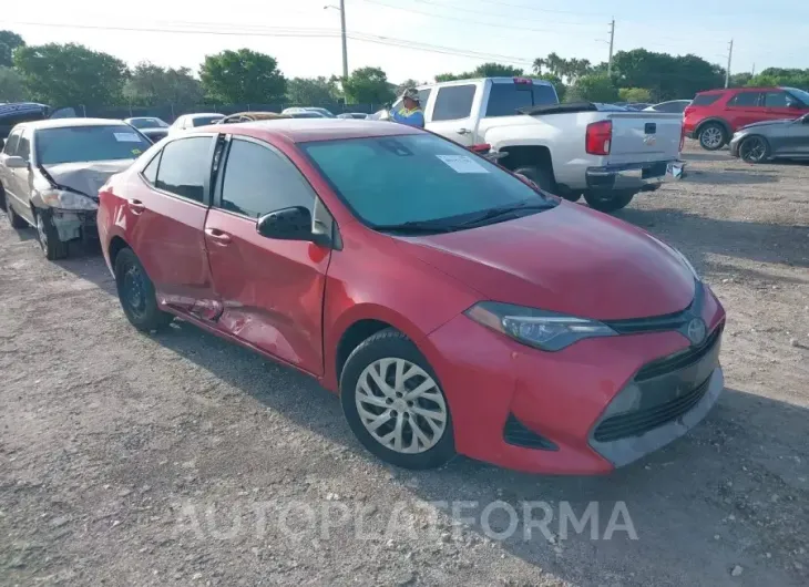 TOYOTA COROLLA 2018 vin 5YFBURHE8JP749654 from auto auction Iaai