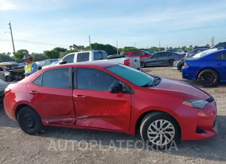 TOYOTA COROLLA 2018 vin 5YFBURHE8JP749654 from auto auction Iaai