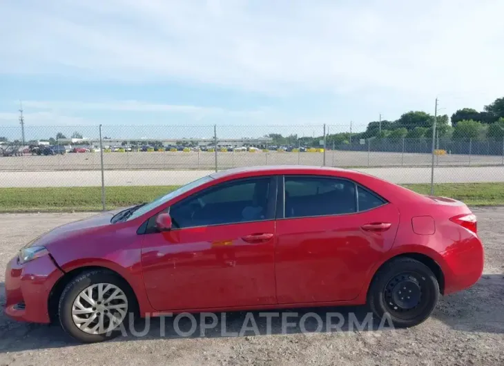 TOYOTA COROLLA 2018 vin 5YFBURHE8JP749654 from auto auction Iaai