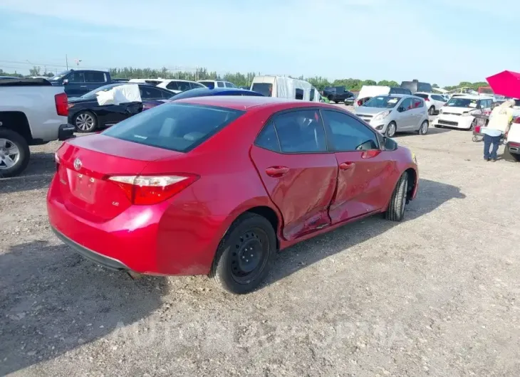 TOYOTA COROLLA 2018 vin 5YFBURHE8JP749654 from auto auction Iaai