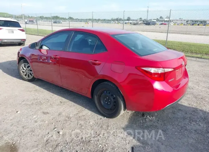 TOYOTA COROLLA 2018 vin 5YFBURHE8JP749654 from auto auction Iaai