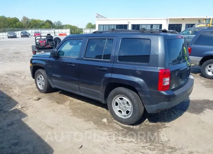 JEEP PATRIOT 2015 vin 1C4NJPBA6FD235263 from auto auction Iaai