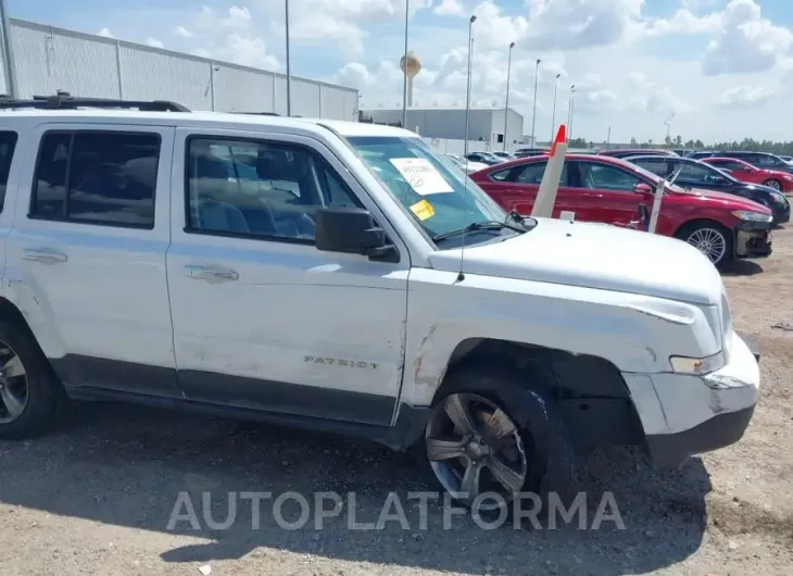 JEEP PATRIOT 2015 vin 1C4NJRFB8FD376611 from auto auction Iaai