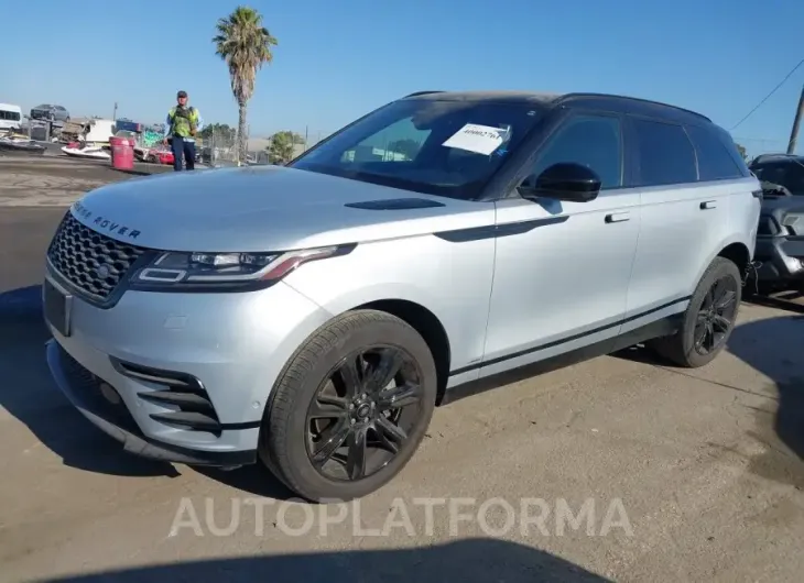 LAND ROVER RANGE ROVER VELAR 2021 vin SALYT2EX7MA306522 from auto auction Iaai