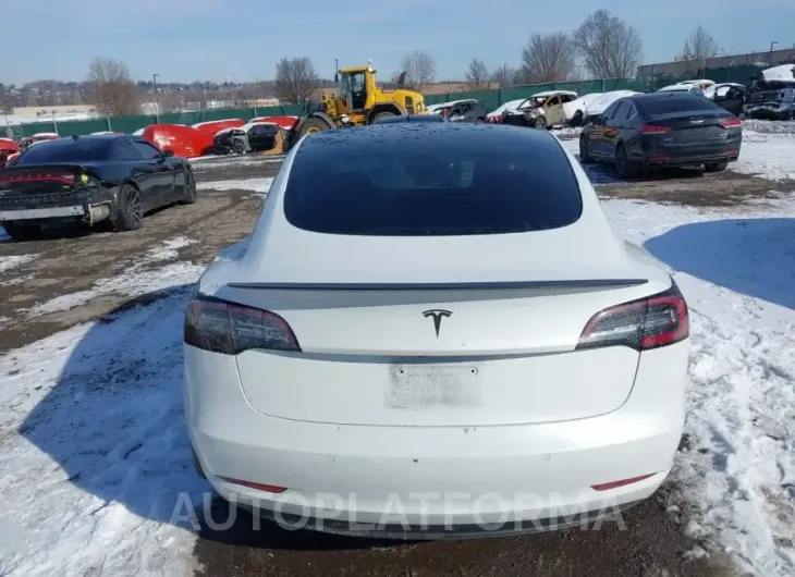 TESLA MODEL 3 2022 vin 5YJ3E1EA1NF102504 from auto auction Iaai